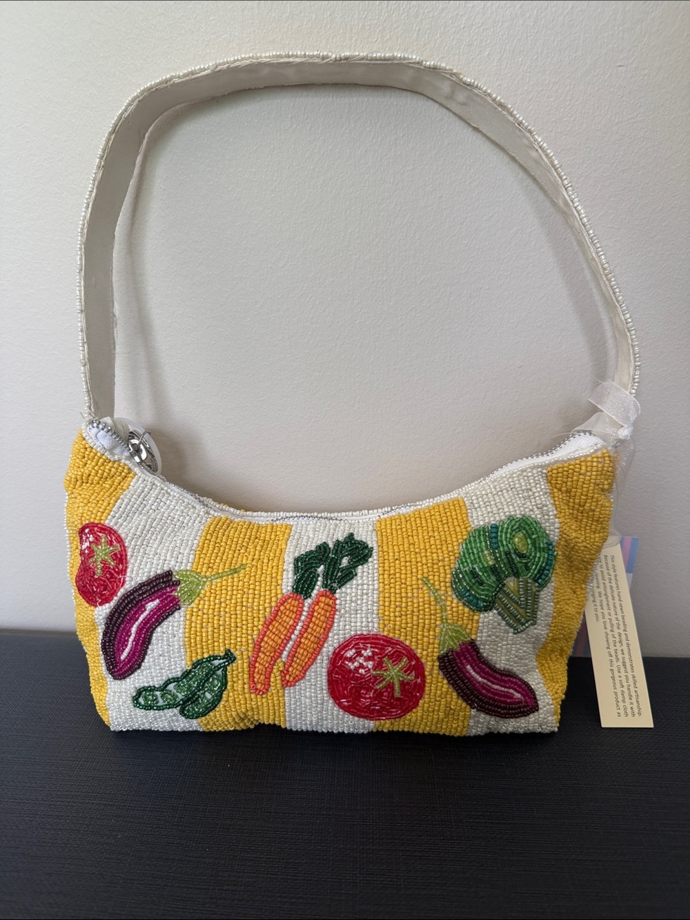 Beaded embellished hobo shoulder bag viral TJ Maxx/Marshall’s tik-tok NEW - Picture 8 of 11